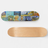Vincent Van Gogh - Meisterwerke Patchwork Skateboard (Horizontal)