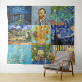 Vincent Van Gogh - Meisterwerke Patchwork Wandteppich (Beispiel (Horizontal))