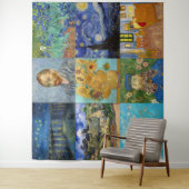 Vincent Van Gogh - Meisterwerke Patchwork Wandteppich (Beispiel)