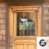 Vincent van Gogh - Miss Gachet in ihrem Garten Fensteraufkleber (Haustür)