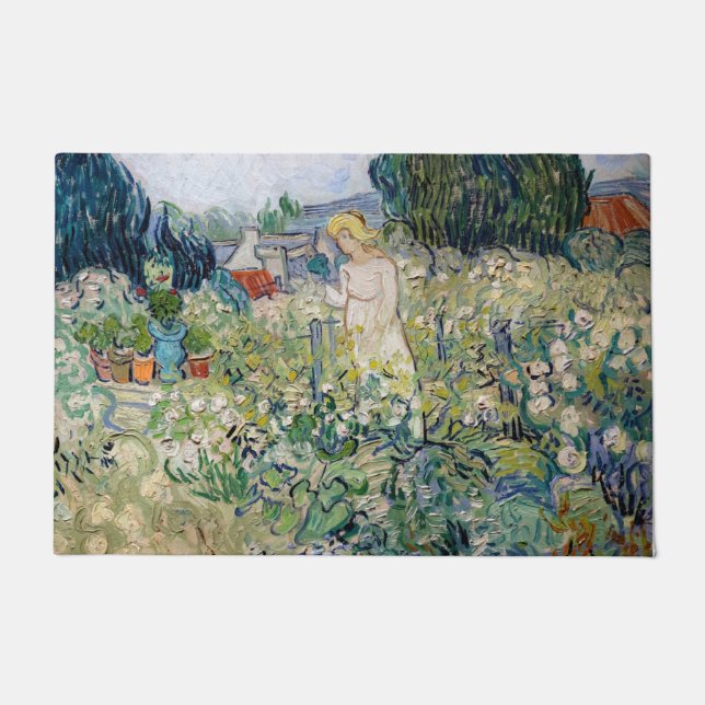 Vincent van Gogh - Miss Gachet in ihrem Garten Fußmatte (Vorderseite)