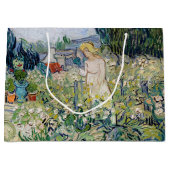 Vincent van Gogh - Miss Gachet in ihrem Garten Große Geschenktüte (Vorderseite)