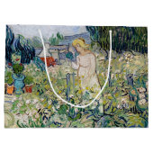 Vincent van Gogh - Miss Gachet in ihrem Garten Große Geschenktüte (Rückseite)