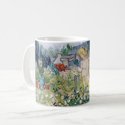 Vincent van Gogh - Miss Gachet in ihrem Garten Kaffeetasse (Vorderseite Links)