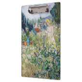 Vincent van Gogh - Miss Gachet in ihrem Garten Klemmbrett (Links)