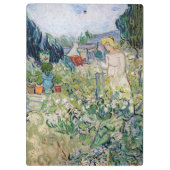 Vincent van Gogh - Miss Gachet in ihrem Garten Klemmbrett (Rückseite)