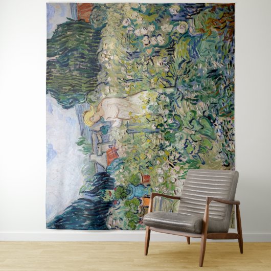 Vincent van Gogh - Miss Gachet in ihrem Garten Wandteppich (Beispiel)