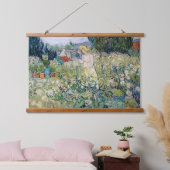 Vincent van Gogh - Miss Gachet in ihrem Garten Wandteppich Mit Holzrahmen (Schlafzimmer)