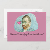 Vincent Van Gogh mit meiner Karte (Vorne/Hinten)