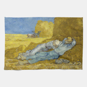Vincent Van Gogh - Mittag, Pause von der Arbeit / Geschirrtuch