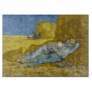 Vincent Van Gogh - Mittag, Pause von der Arbeit / Schneidebrett