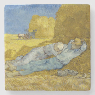 Vincent Van Gogh - Mittag, Pause von der Arbeit / Steinuntersetzer