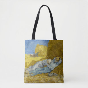 Vincent Van Gogh - Mittag, Pause von der Arbeit / Tasche