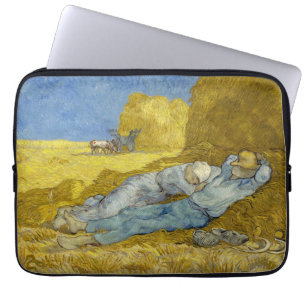 Vincent Van Gogh - Mittag, Ruhe von der Arbeit / S Laptopschutzhülle