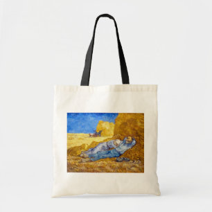 Vincent Van Gogh - Mittagsruhe von der Arbeit - Fi Tragetasche