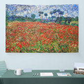 Vincent van Gogh - Mohnfeld Banner (Messe)