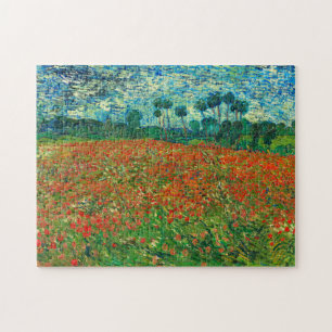 Vincent Van Gogh Mohnfeld Feine Kunst Puzzle