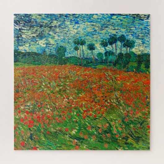 Vincent Van Gogh Mohnfeld Feine Kunst Puzzle (Vertikal)