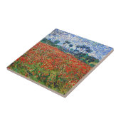 Vincent van Gogh - Mohnfeld Fliese (Seite)