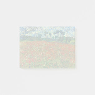 Vincent Van Gogh Mohnfeld Florales Vintage Kunst Post-it Klebezettel