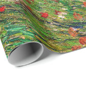 Vincent van Gogh - Mohnfeld Geschenkpapier (Rolleneckpunkt)