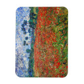 Vincent van Gogh - Mohnfeld Magnet (Vertikal)