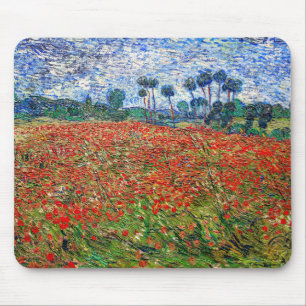 Vincent van Gogh - Mohnfeld Mousepad