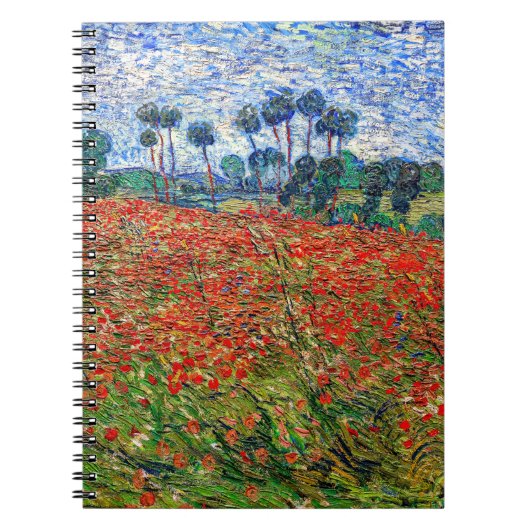 Vincent van Gogh - Mohnfeld Notizblock (Vorderseite)