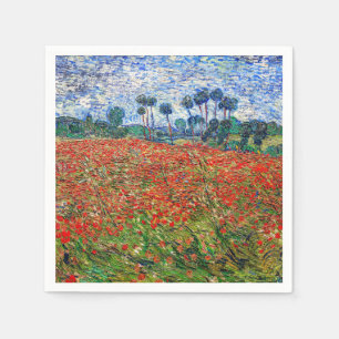 Vincent van Gogh - Mohnfeld Serviette