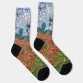 Vincent van Gogh - Mohnfeld Socken (Rechts)