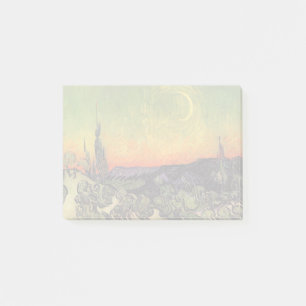 Vincent Van Gogh Mondlandschaft Post-it Klebezettel