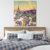 Vincent van Gogh | Mondlicht Landschaft, 1889 Leinwanddruck (Insitu (Schlafzimmer))
