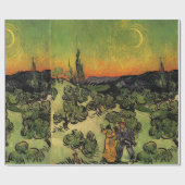 Vincent Van Gogh Moonlit Landschaft Geschenkpapier (Flach)