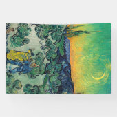 Vincent van Gogh - Moonlit Landschaft mit Paar Banner (Horizontal)