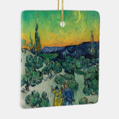 Vincent van Gogh - Moonlit Landschaft mit Paar Keramikornament (Rechts)