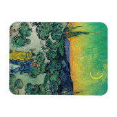 Vincent van Gogh - Moonlit Landschaft mit Paar Magnet (Horizontal)