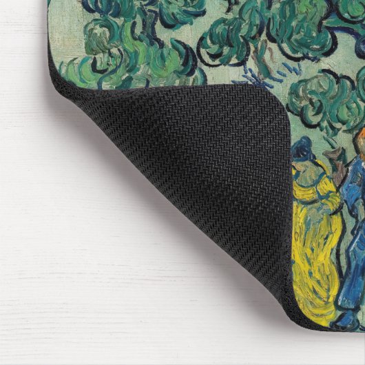 Vincent van Gogh - Moonlit Landschaft mit Paar Mousepad (Ecke)