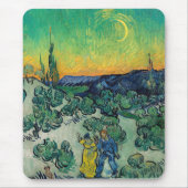 Vincent van Gogh - Moonlit Landschaft mit Paar Mousepad (Vorne)