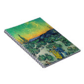 Vincent van Gogh - Moonlit Landschaft mit Paar Notizblock (Rechte Seite)