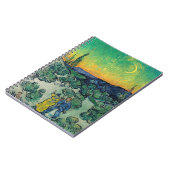 Vincent van Gogh - Moonlit Landschaft mit Paar Notizblock (Linke Seite)
