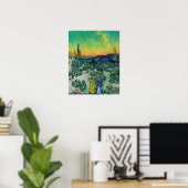 Vincent van Gogh - Moonlit Landschaft mit Paar Poster (Heimbüro)