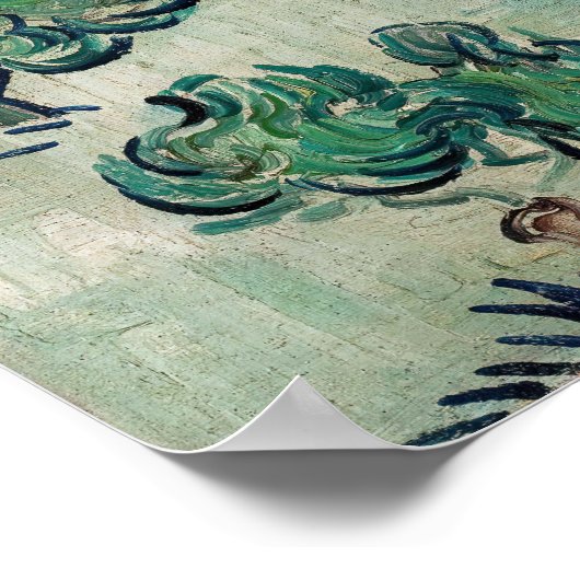 Vincent van Gogh - Moonlit Landschaft mit Paar Poster (Ecke)