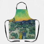 Vincent van Gogh - Moonlit Landschaft mit Paar Schürze (Vorderseite)