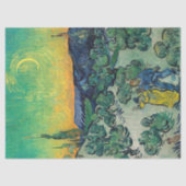 Vincent van Gogh - Moonlit Landschaft mit Paar Seidenpapier (Vorderseite)