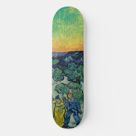 Vincent van Gogh - Moonlit Landschaft mit Paar Skateboard (Vorderseite)