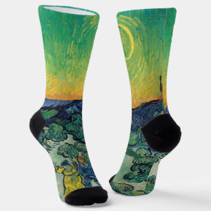 Vincent van Gogh - Moonlit Landschaft mit Paar Socken
