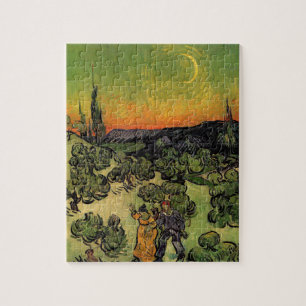 Vincent Van Gogh Moonlit Landschaft Puzzle