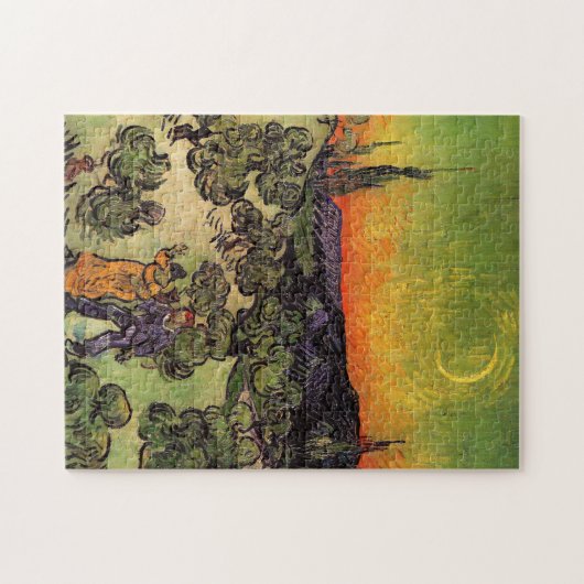 Vincent Van Gogh Moonlit Landschaft Puzzle (Horizontal)