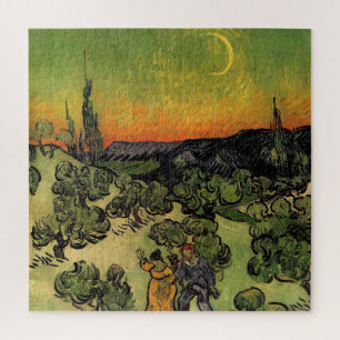 Vincent Van Gogh Moonlit Landschaft Puzzle