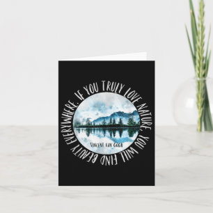 Vincent Van Gogh Motivierend inspirierende Natur Karte